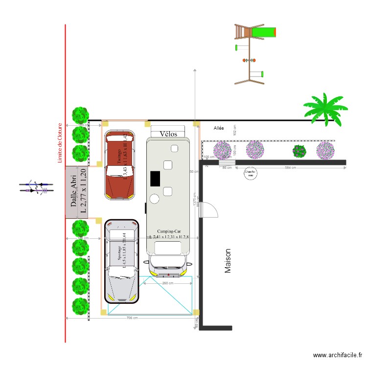 Carport Phil 6a. Plan de 0 pièce et 0 m2