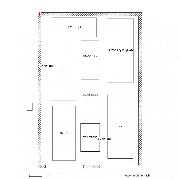 GARAGE. Plan de 0 pièce et 0 m2