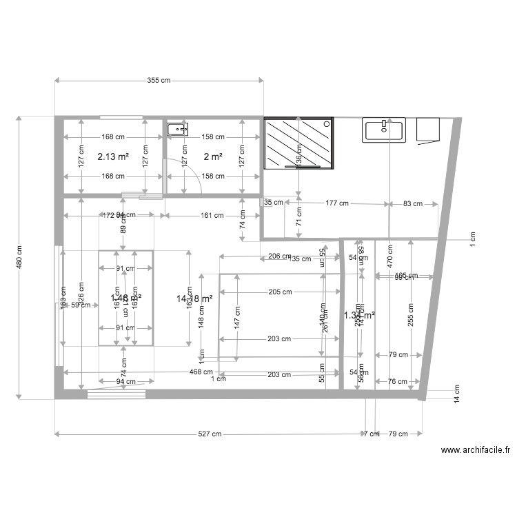 extension velux 6. Plan de 0 pièce et 0 m2