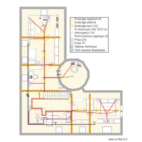 Plan électrique étage