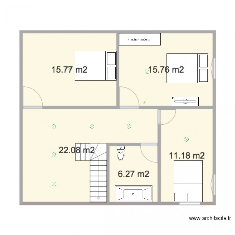 plan test. Plan de 0 pièce et 0 m2