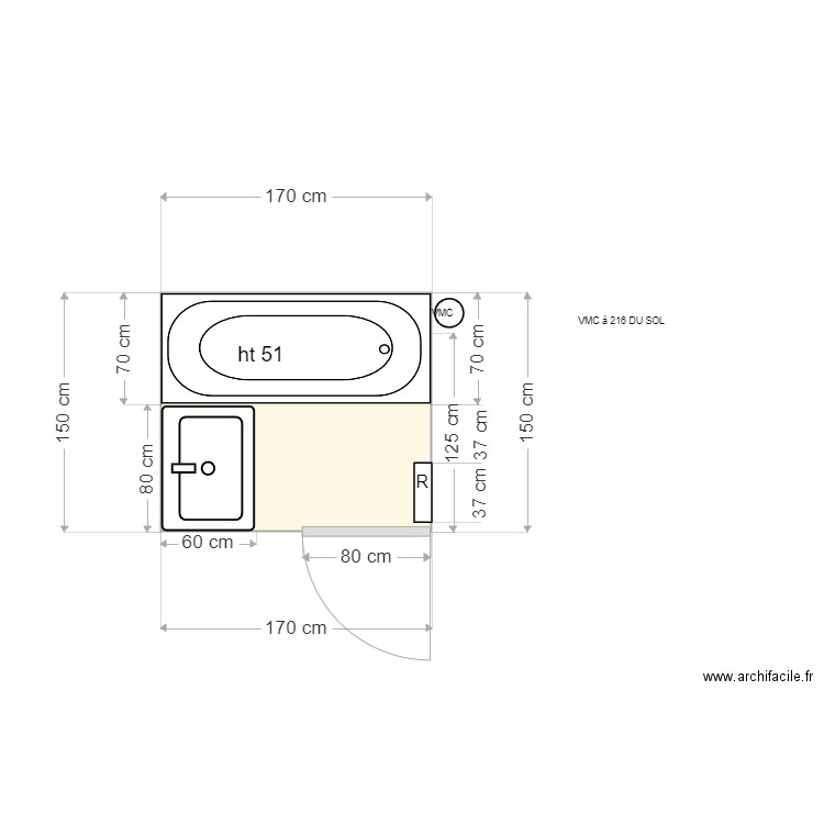 PROJET TRAVAGLI YVETTE. Plan de 0 pièce et 0 m2