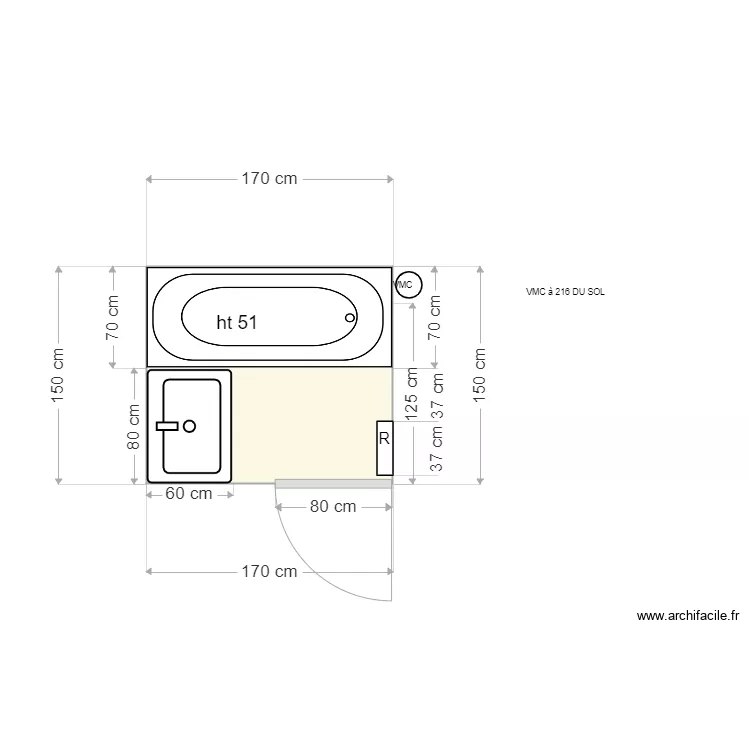 PROJET TRAVAGLI YVETTE. Plan de 