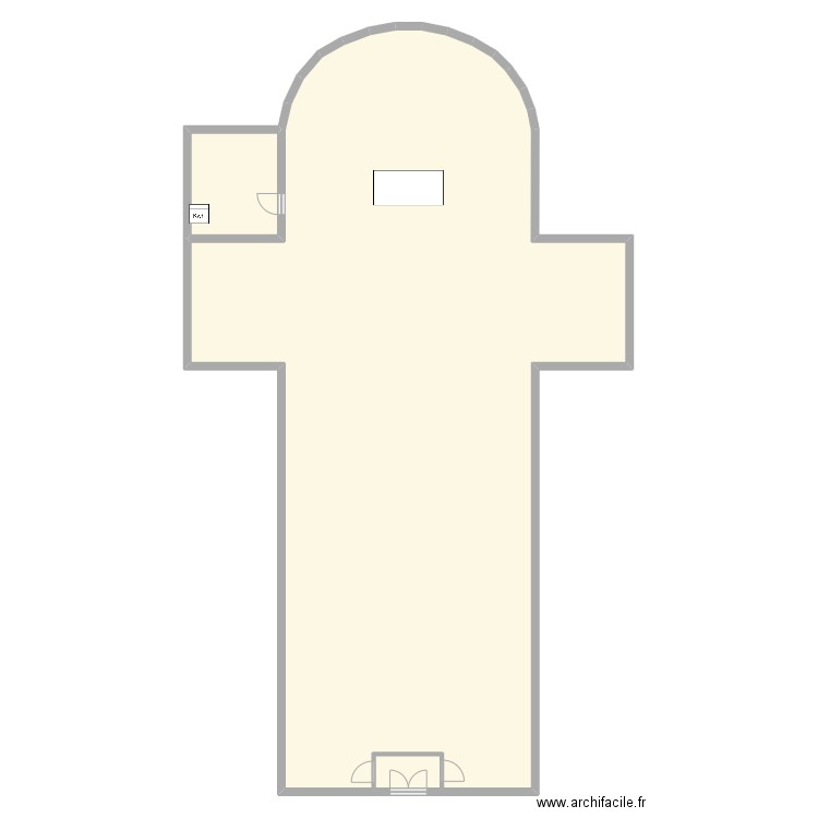 Montcarra. Plan de 2 pièces et 311 m2