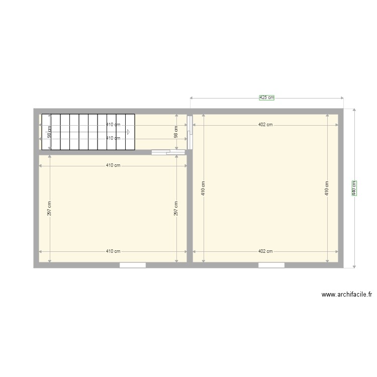 Plan Maison Aumetz Etage1. Plan de 0 pièce et 0 m2