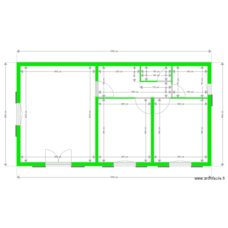 plan de masse 21 02 b. Plan de 0 pièce et 0 m2