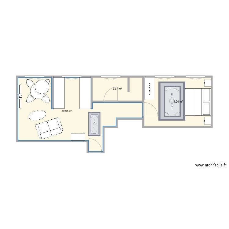 Drulingen 1er étage Nord. Plan de 0 pièce et 0 m2