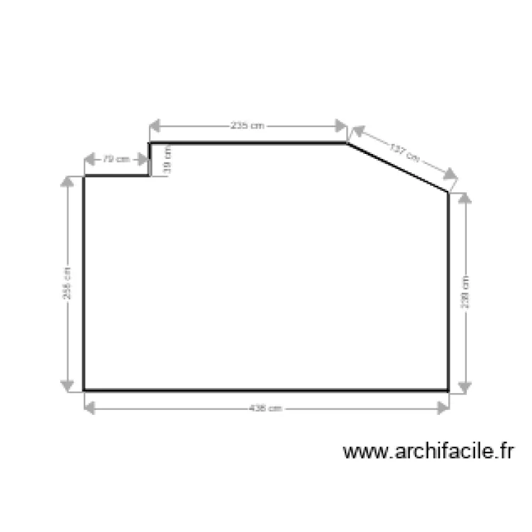 Plan de terrasse. Plan de 