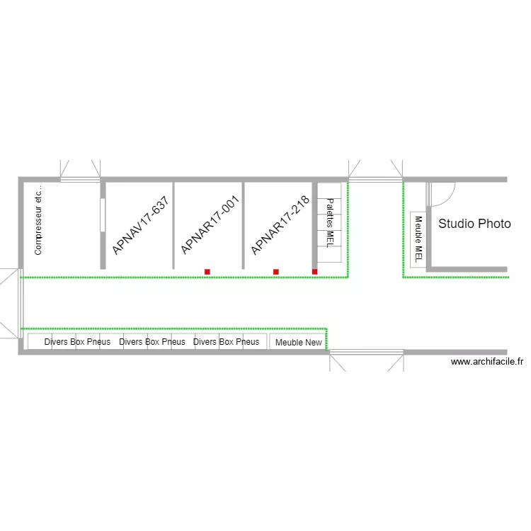 Plan ancien Atelier. Plan de Plan ancien Atelier. Plan de