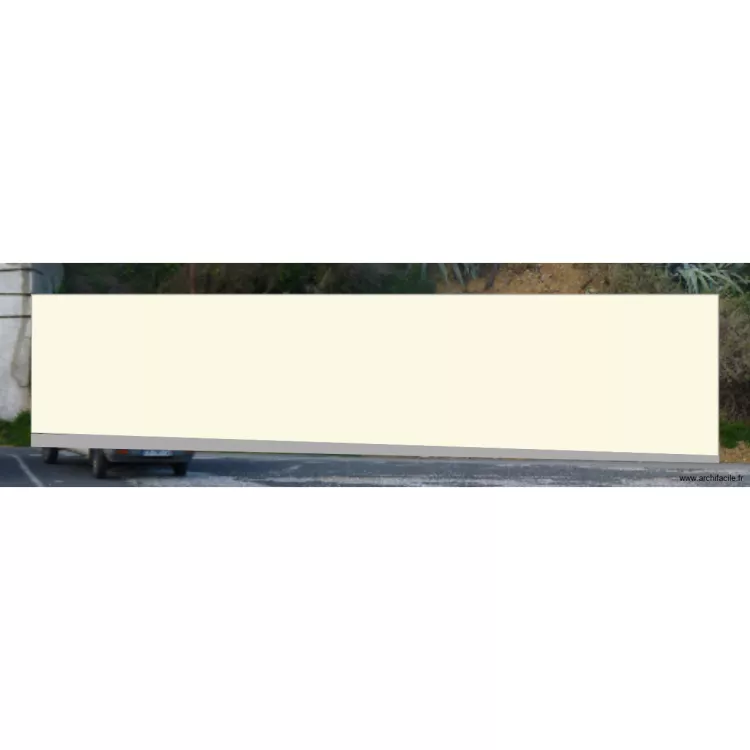 mur de soutenement photo. Plan de 