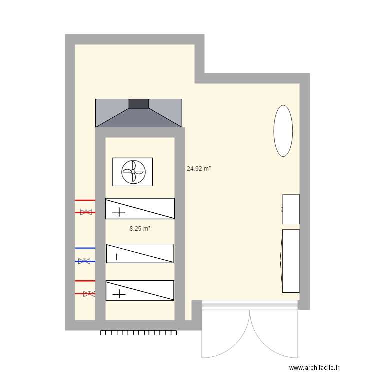 plan sous station fial. Plan de 0 pièce et 0 m2