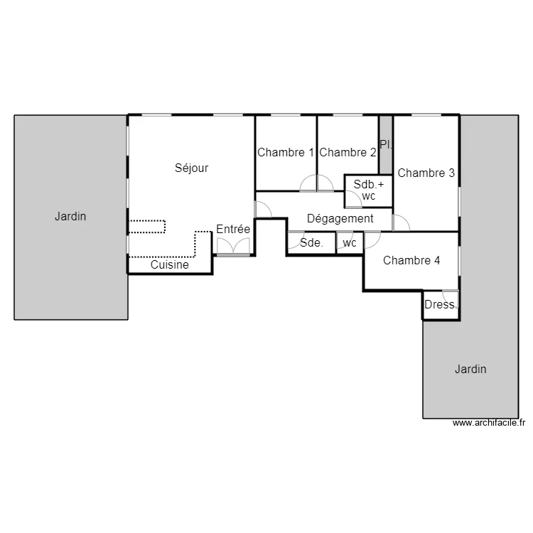 Plan GERTOSIO2704. Plan de 