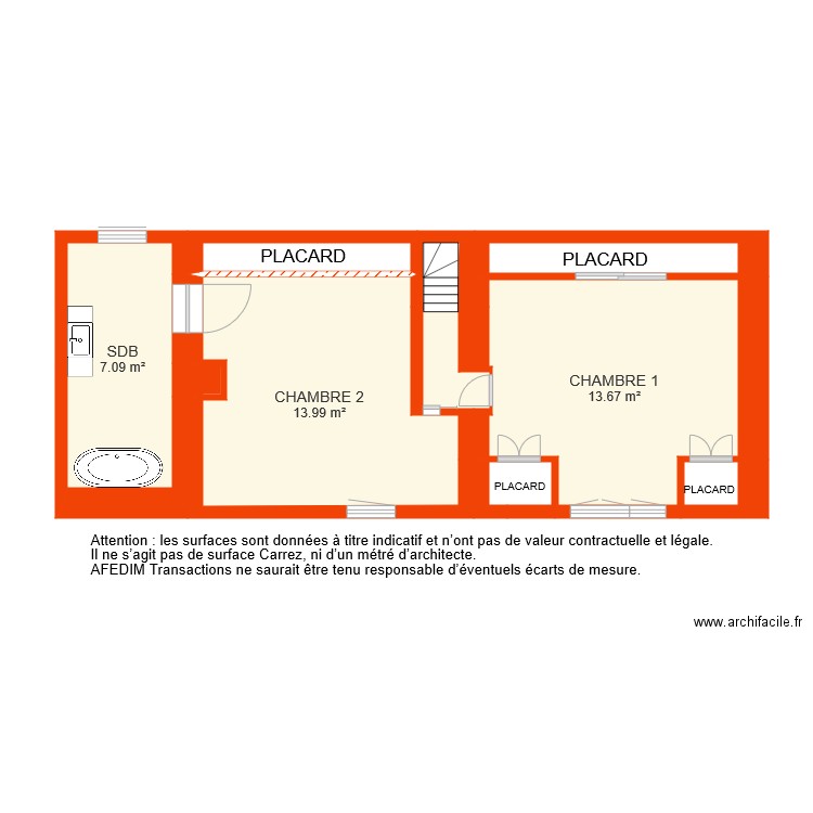 TEST EMILIEN ETAGE. Plan de 0 pièce et 0 m2