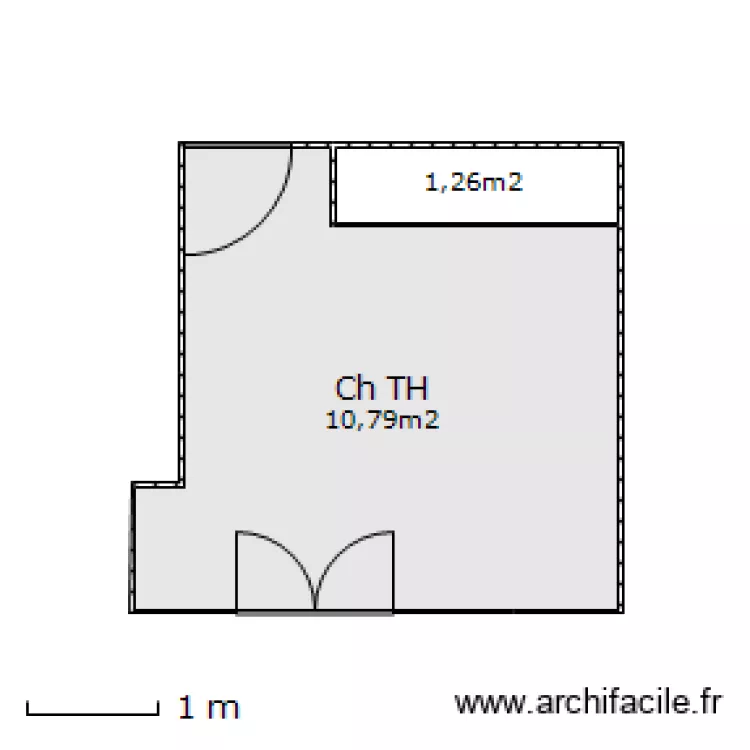 Chambre Thibault. Plan de Chambre Thibault. Plan de