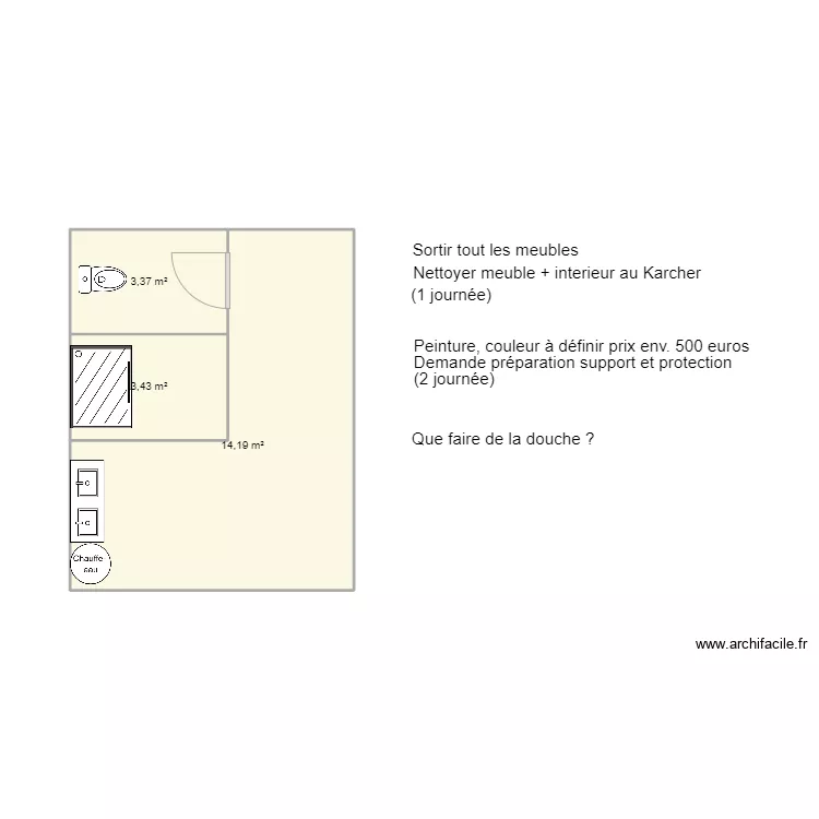 vestiaire garage. Plan de vestiaire garage. Plan de
