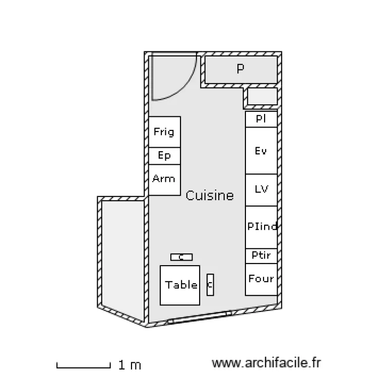 Cuisine1. Plan de 