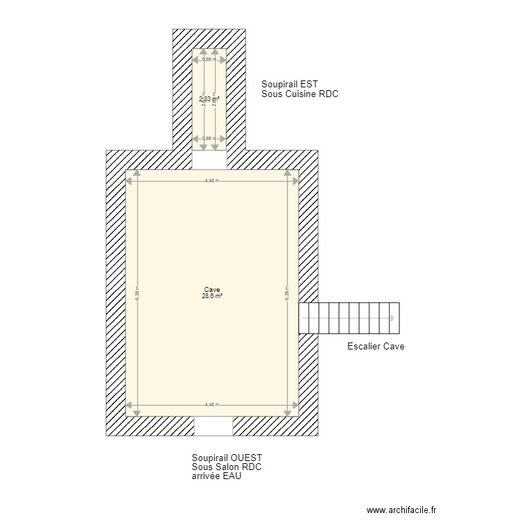 plan coté CHARRY. Plan de 26 pièces et 512 m2