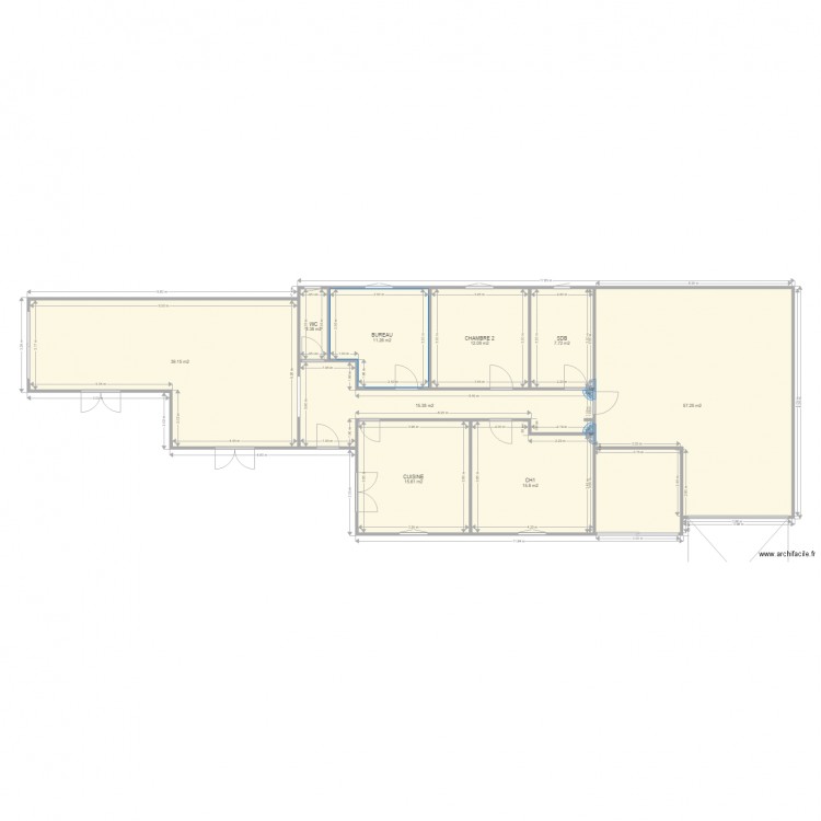 Maison MASSET 1. Plan de 0 pièce et 0 m2