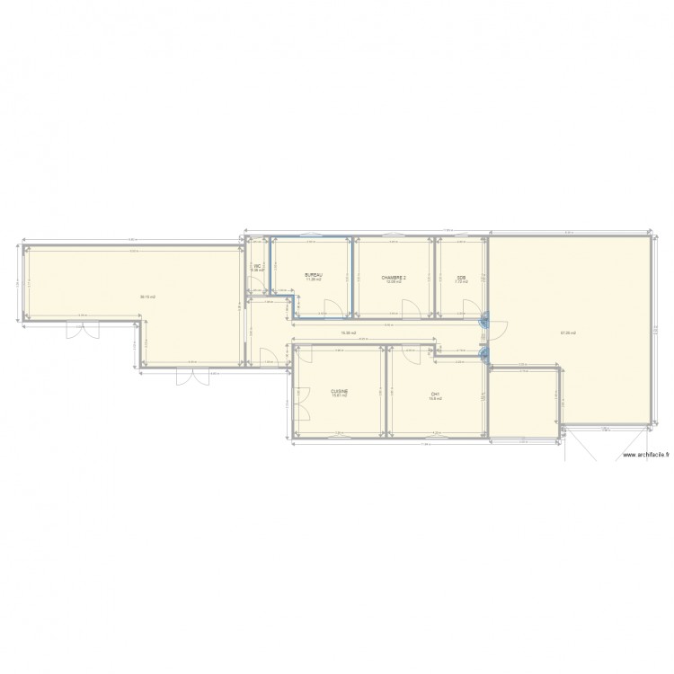 Maison MASSET 1. Plan de 0 pièce et 0 m2