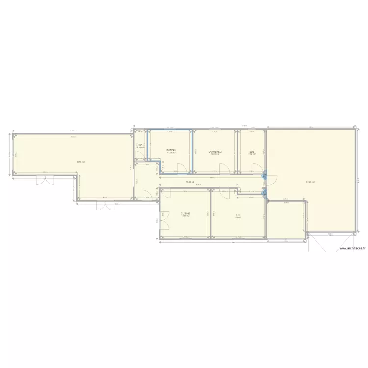 Maison MASSET 1. Plan de 