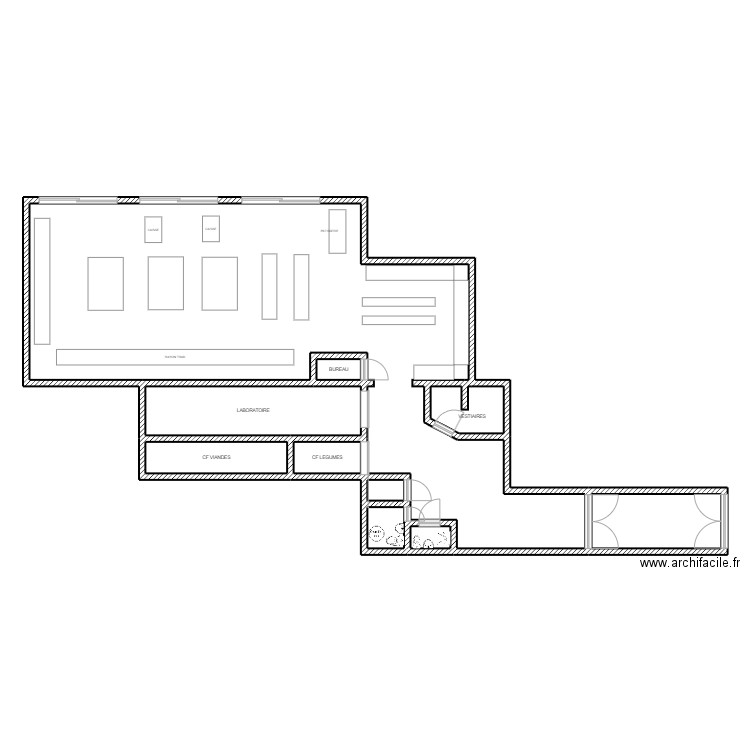 LA GRANDE BOUCHERIE MERIGNAC. Plan de 0 pièce et 0 m2