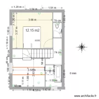 VA COTE deuxi&egrave;me d&eacute;cale sud alignement escalier actuel 