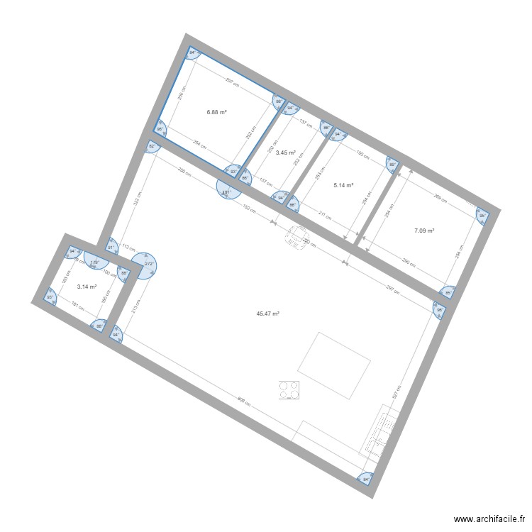 Logmt 1. Plan de 0 pièce et 0 m2