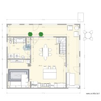 plan maison le nain meublé