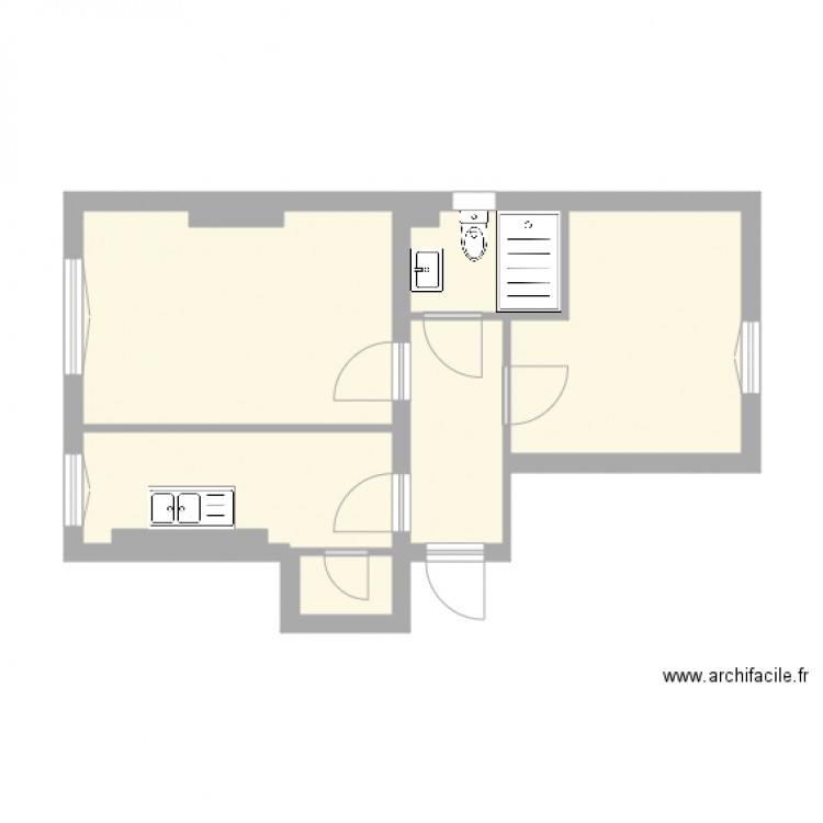 52 passage du bureau. Plan de 0 pièce et 0 m2