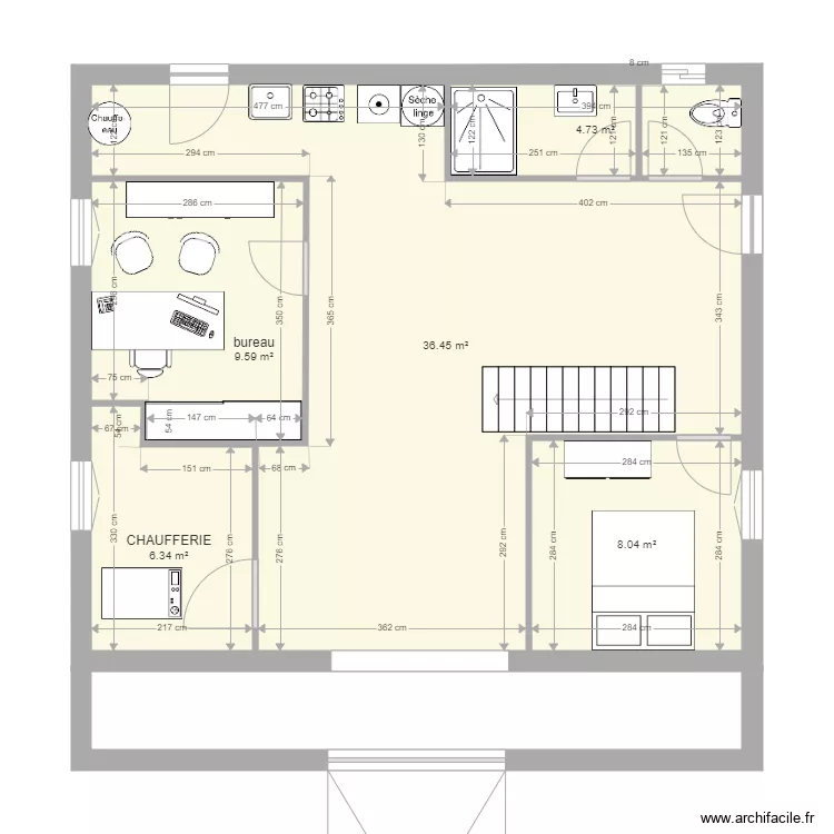 maison yves ET AUDREY. Plan de 
