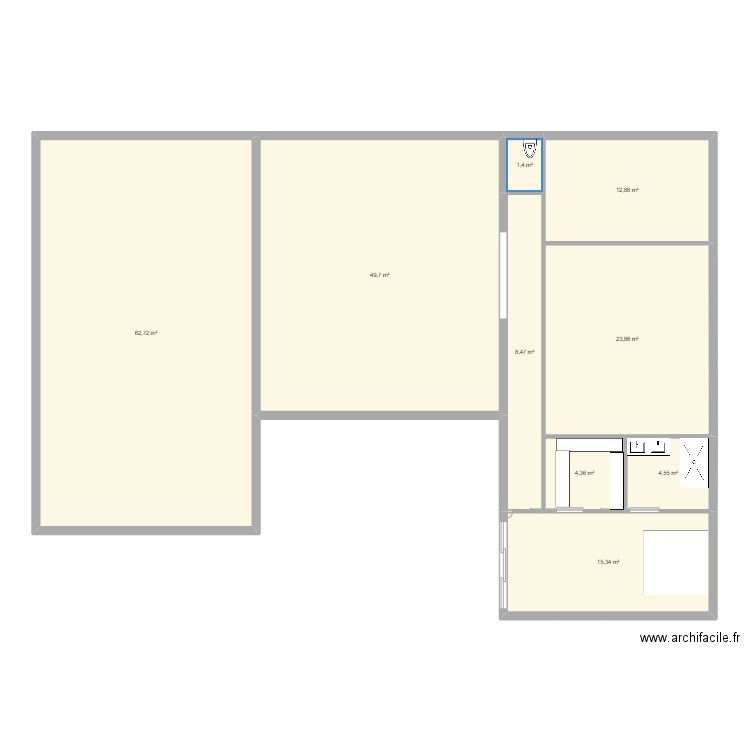 maison projet. Plan de 9 pièces et 183 m2