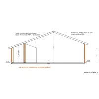   Vue du NORD, COPIE PLAN COUPE + NOTIFICATION
