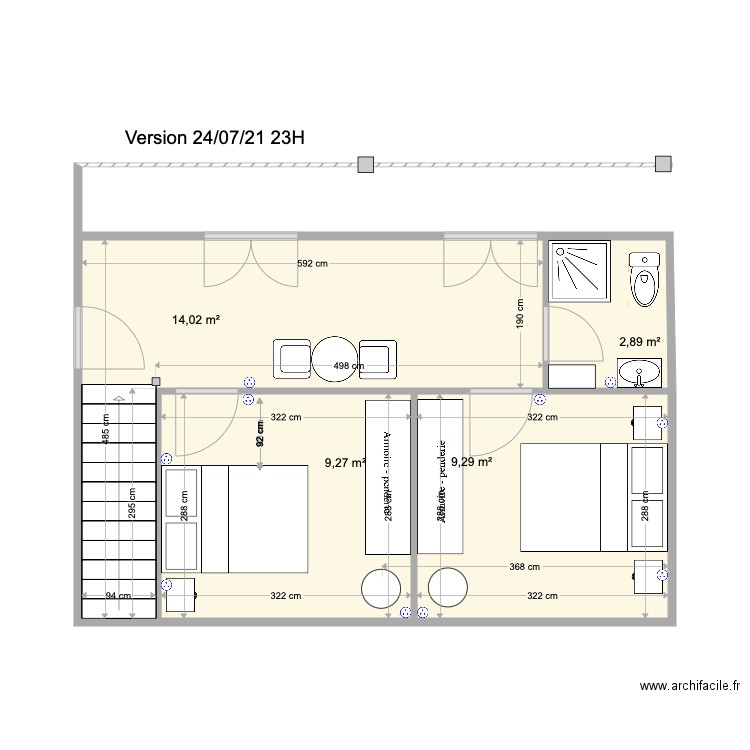 Chambre bergerie. Plan de 0 pièce et 0 m2