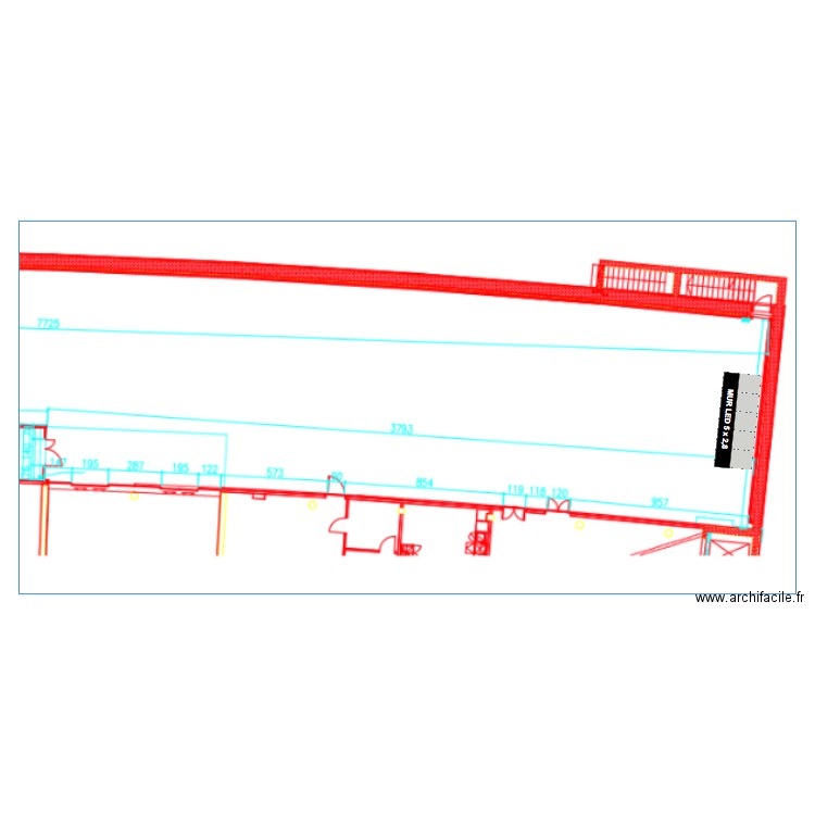 Mur LED Zurich 2. Plan de 0 pièce et 0 m2