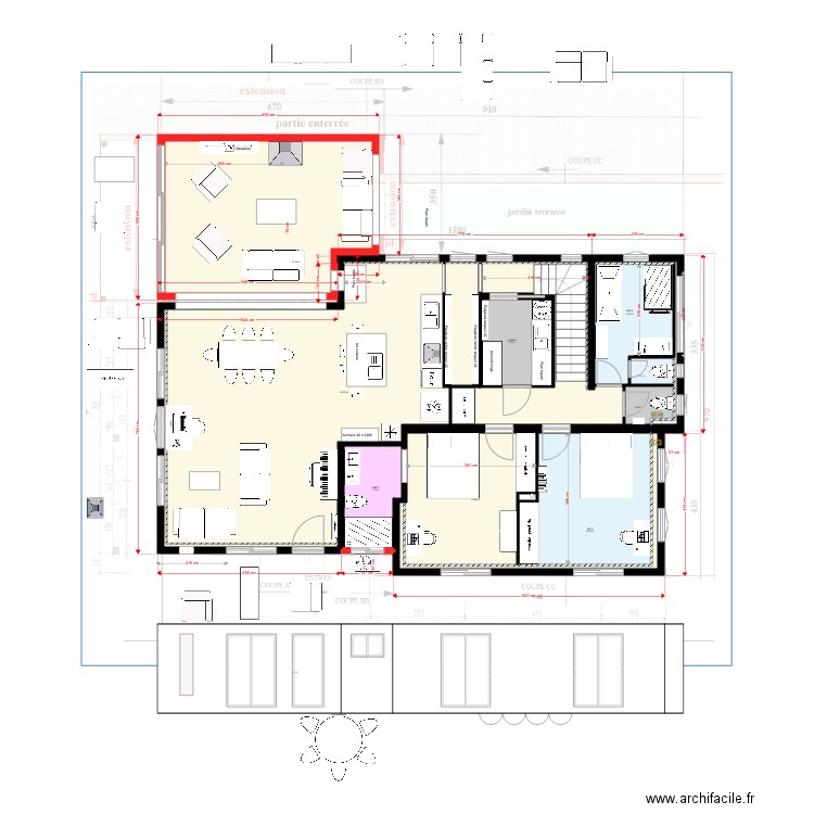 RdC V3. Plan de 0 pièce et 0 m2