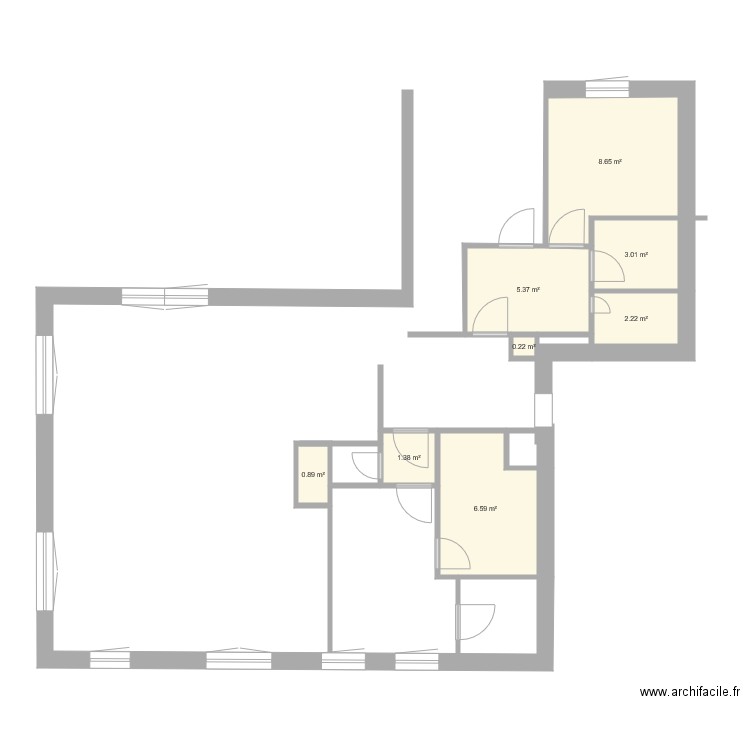 appartement V2. Plan de 0 pièce et 0 m2