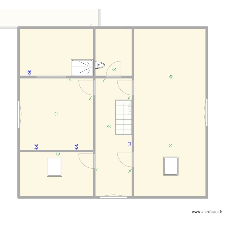 goertz monia. Plan de 15 pièces et 210 m2