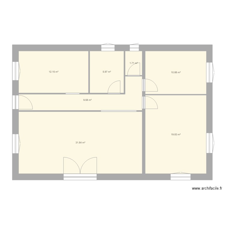 FOURS A CHAUX. Plan de 0 pièce et 0 m2