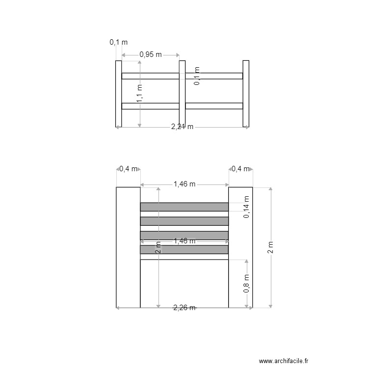 cloture 3. Plan de 0 pièce et 0 m2