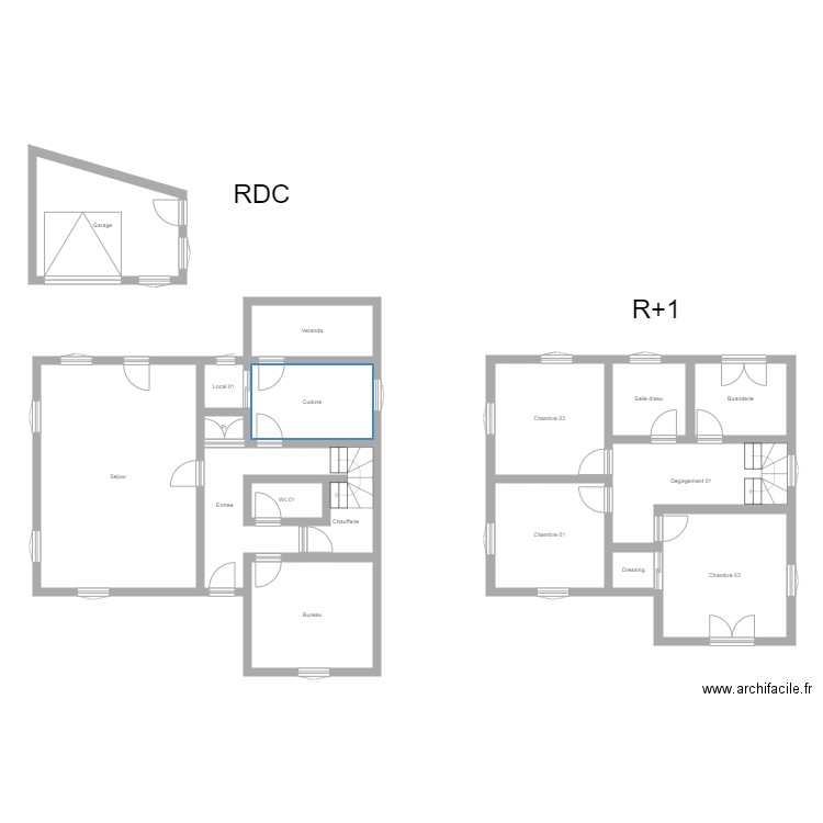 350601051. Plan de 17 pièces et 159 m2