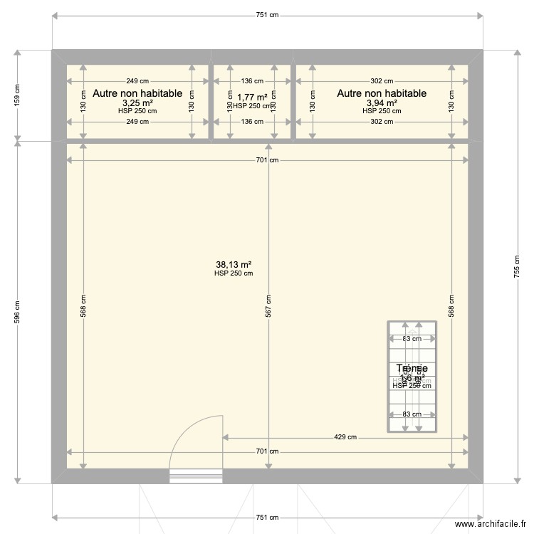 Renazé existant. Plan de 0 pièce et 0 m2