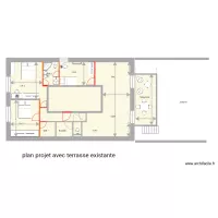 Vincennes projet avec terrasse