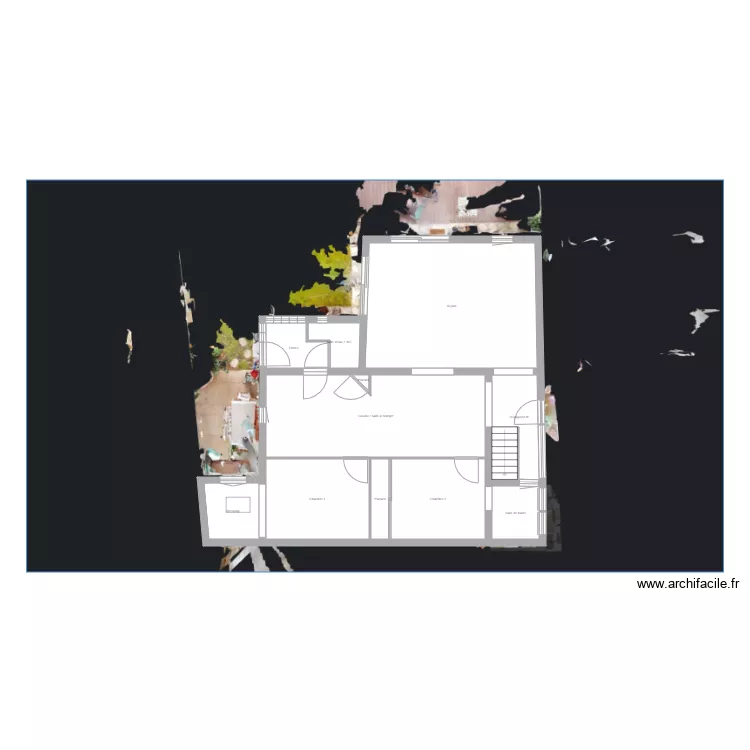 Maison ELENA RDC avec import. Plan de 