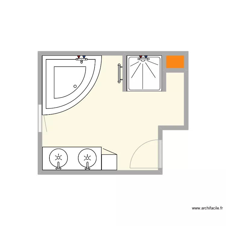 Belling. Plan de 2  et 9 m²