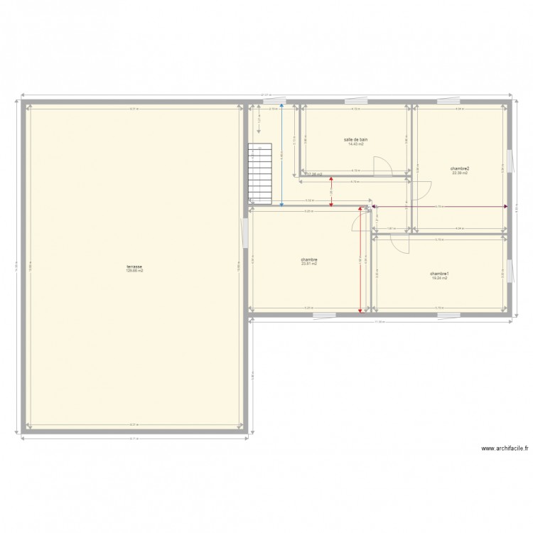 maisonbasemilieetage21metrescotes. Plan de 0 pièce et 0 m2