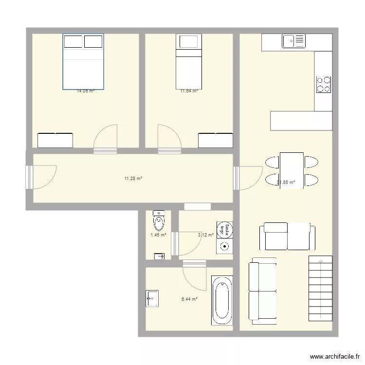 Longtain 28. Plan de 