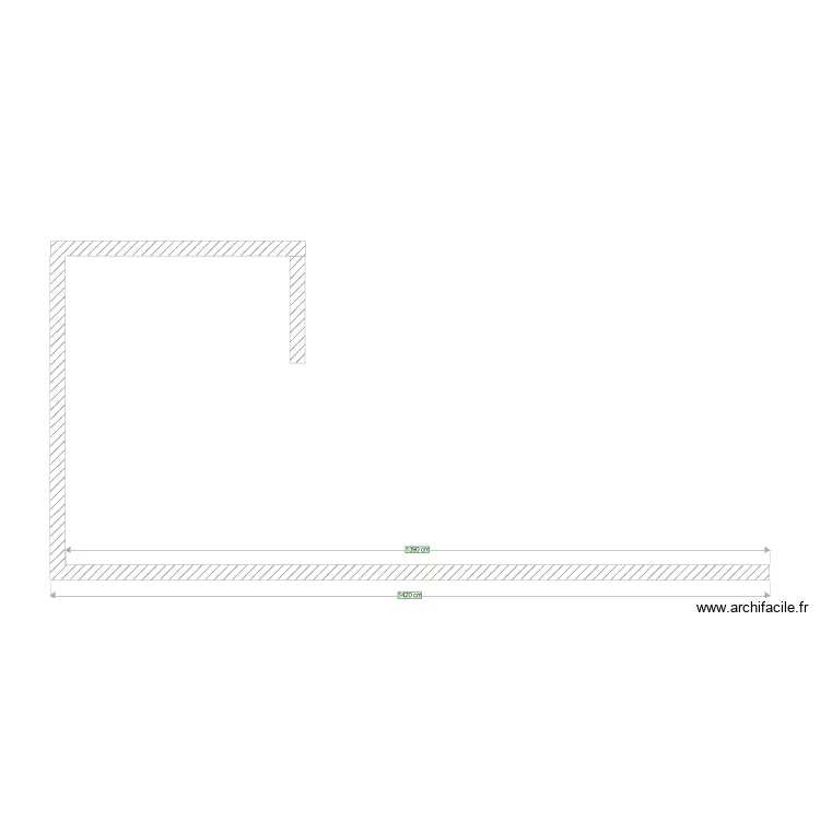 agrandissement corse. Plan de 