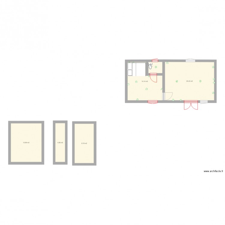 house12. Plan de 0 pièce et 0 m2