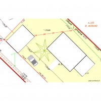 Plan terrain implantation maison