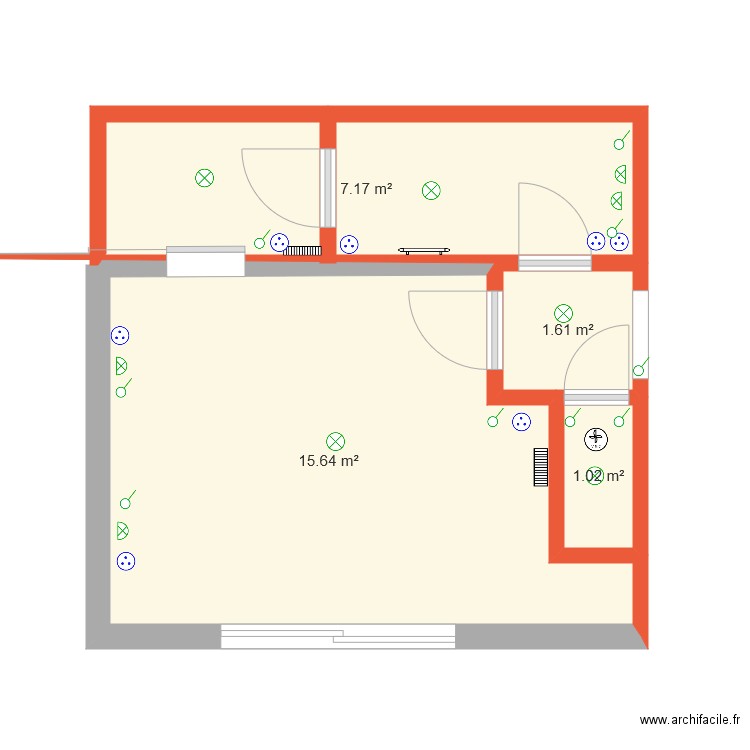 elec ch parental. Plan de 0 pièce et 0 m2